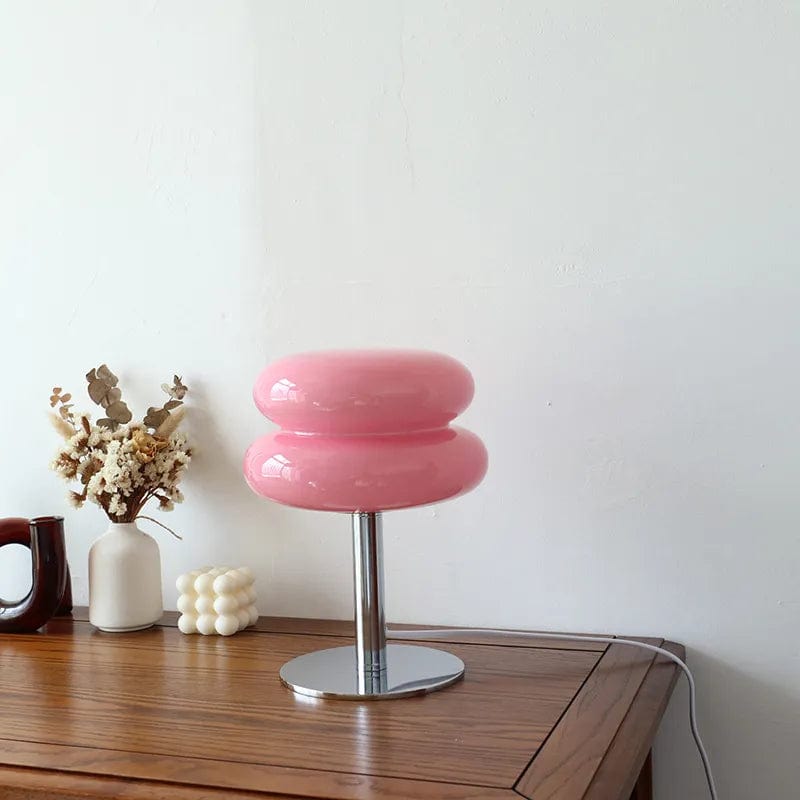 Rose Clair Lampe de Chevet Design Macaron