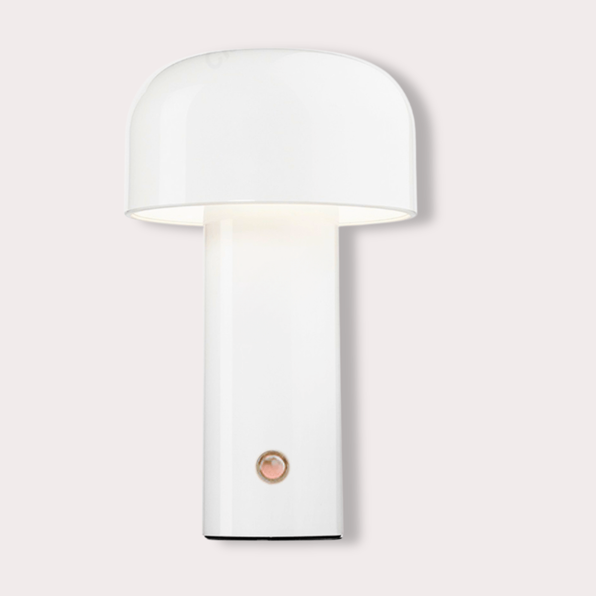 Blanc Lampe de Chevet Design Mushroom