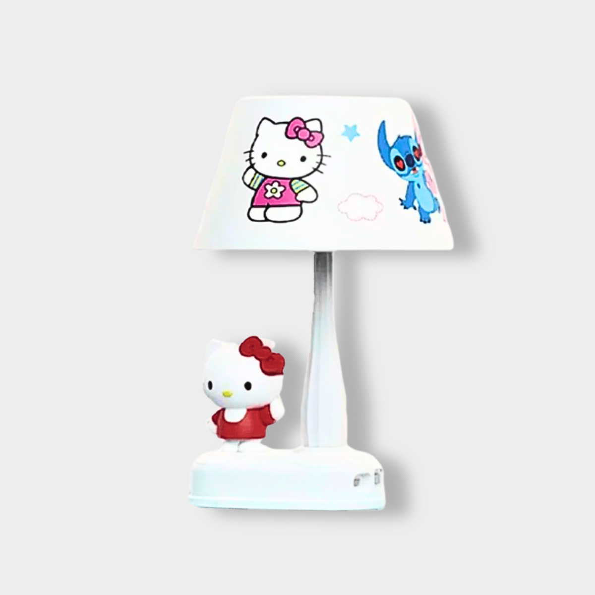 Blanc Lampe de Chevet Hello Kitty