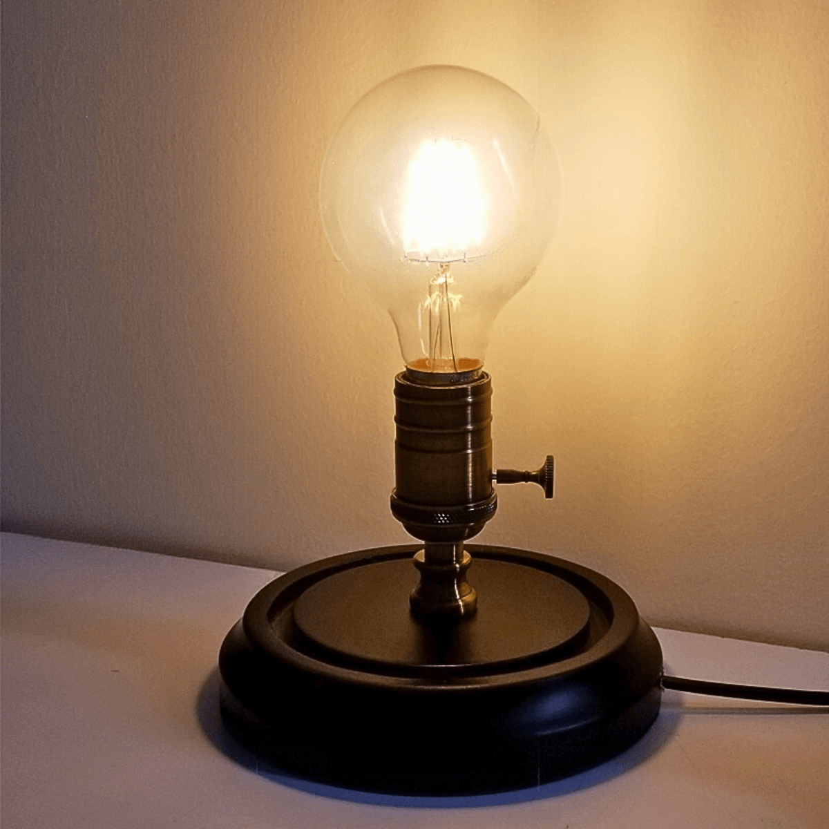 Sans Cloche Lampe de Chevet Industrielle Retro