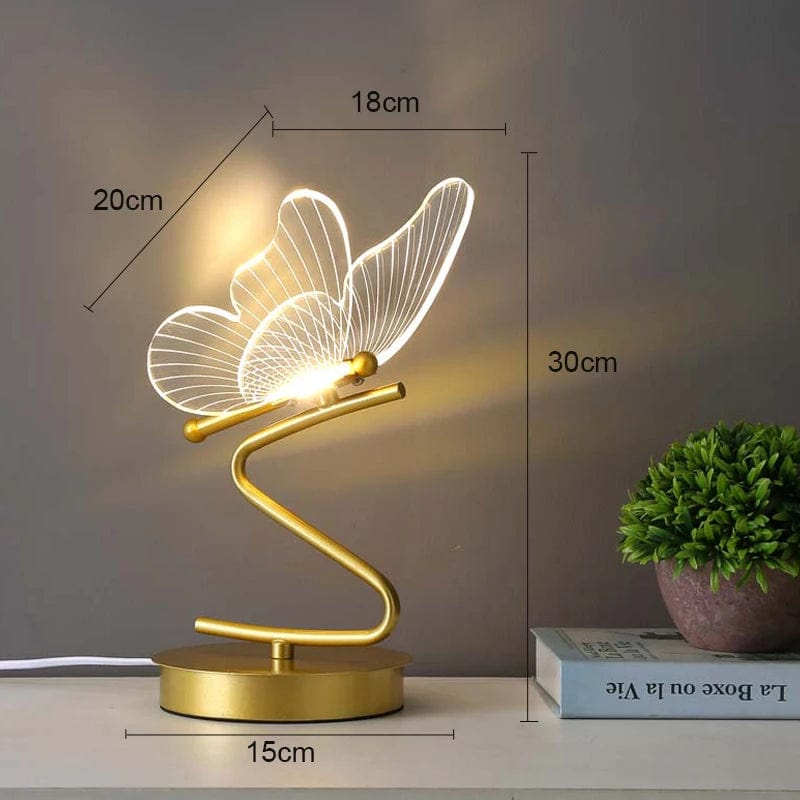 Lampe de Chevet Led Papillon