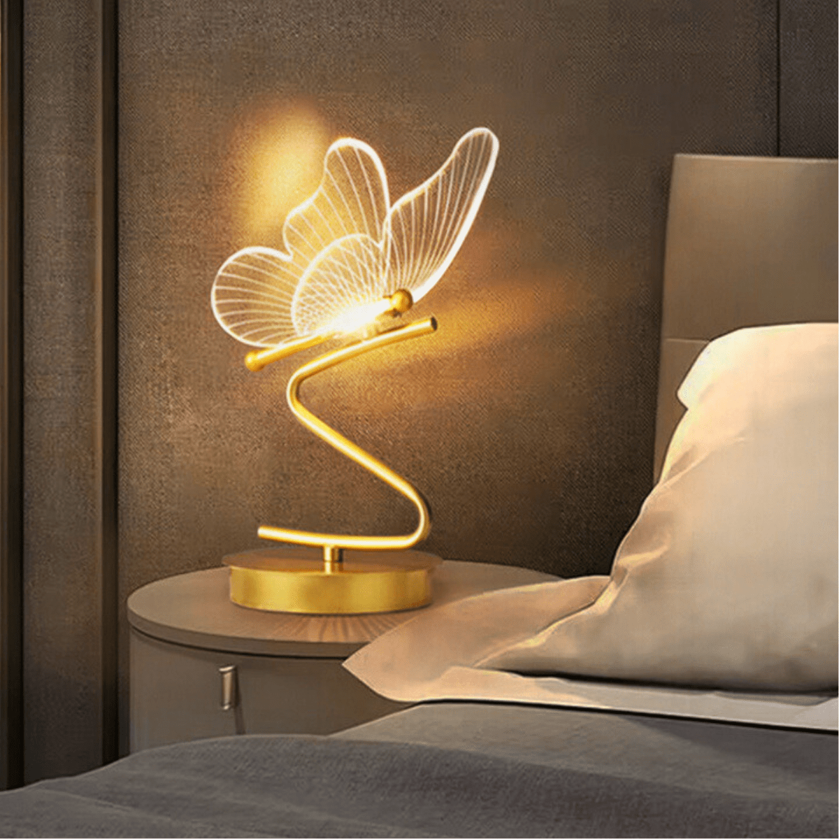 Lampe de Chevet Led Papillon