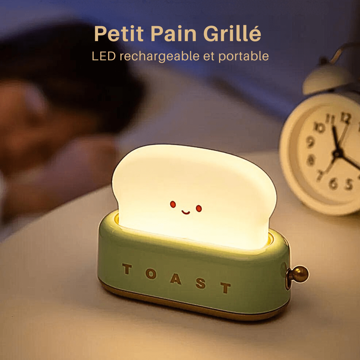 Lampe de Chevet LED Petit Pain Grillé