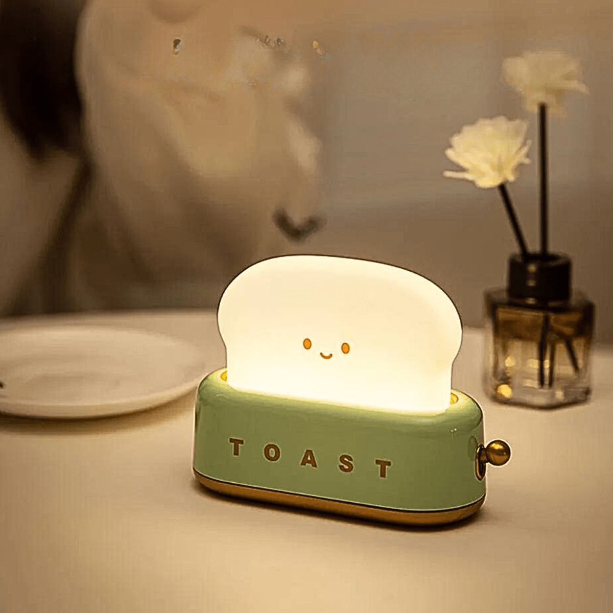 Lampe de Chevet LED Petit Pain Grillé