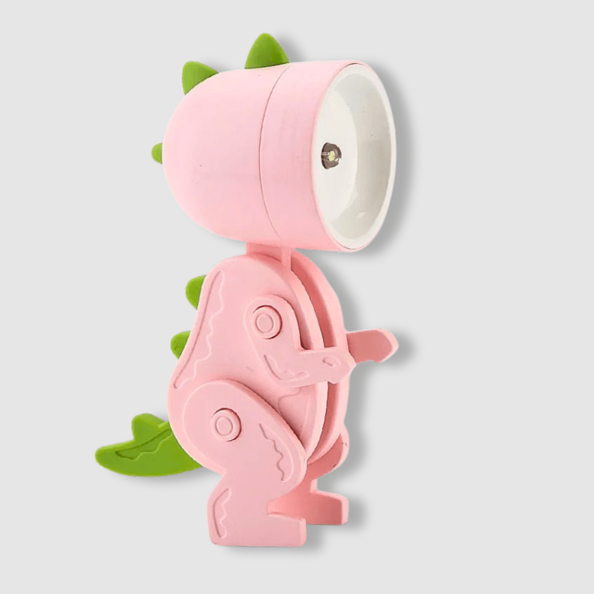 Rose Clair Lampe de Chevet Ludique Dino