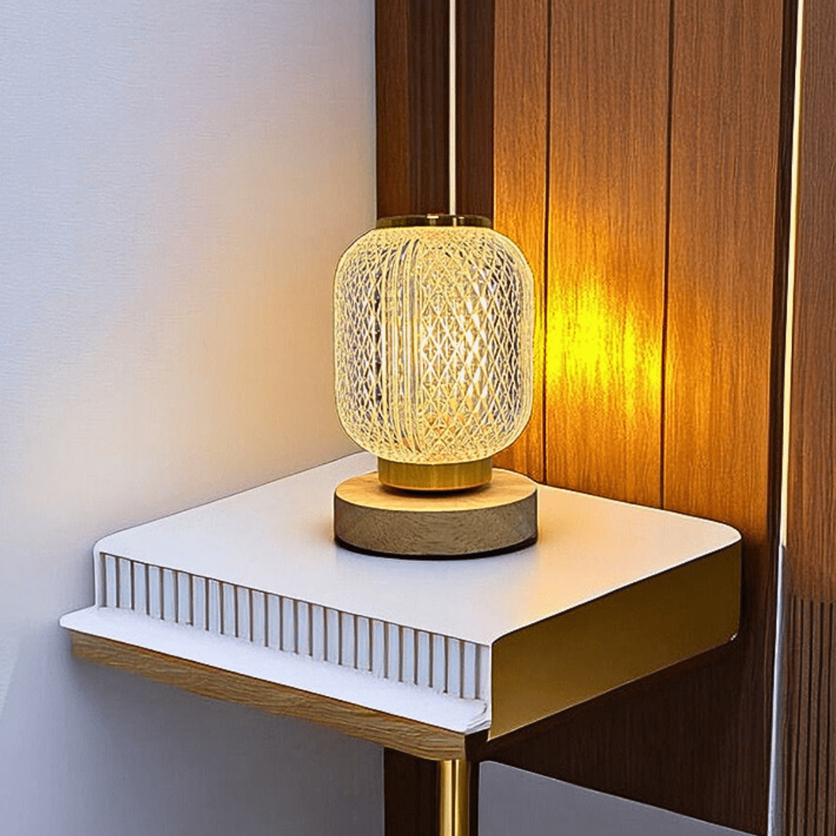 Lampe de Chevet Luminaire Crystal Nordique