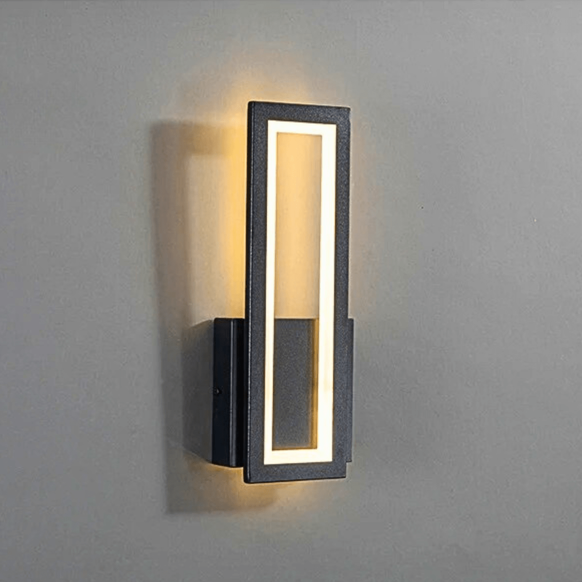 Noir Lampe De Chevet Murale Minimaliste