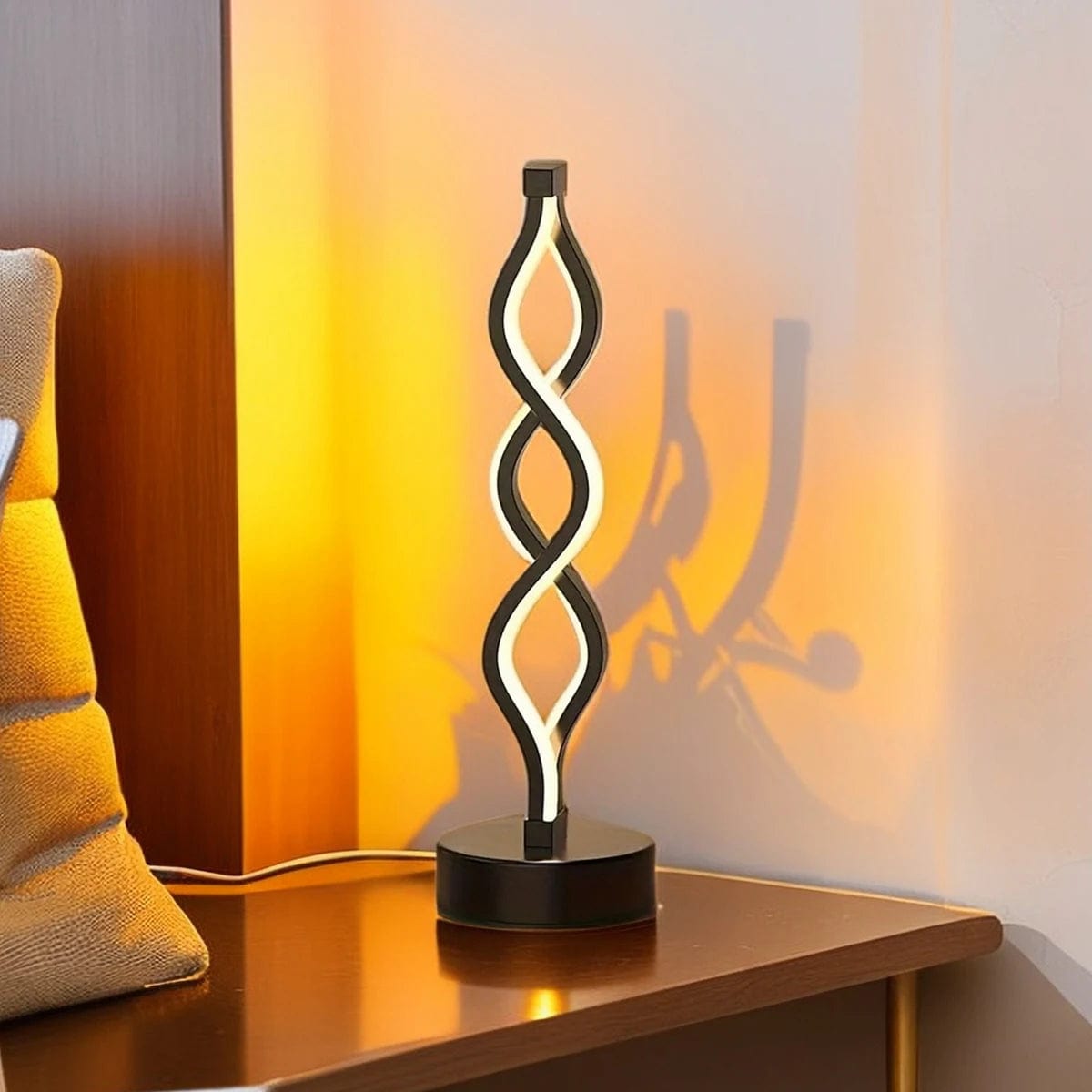 Lampe de Chevet Spirale Design