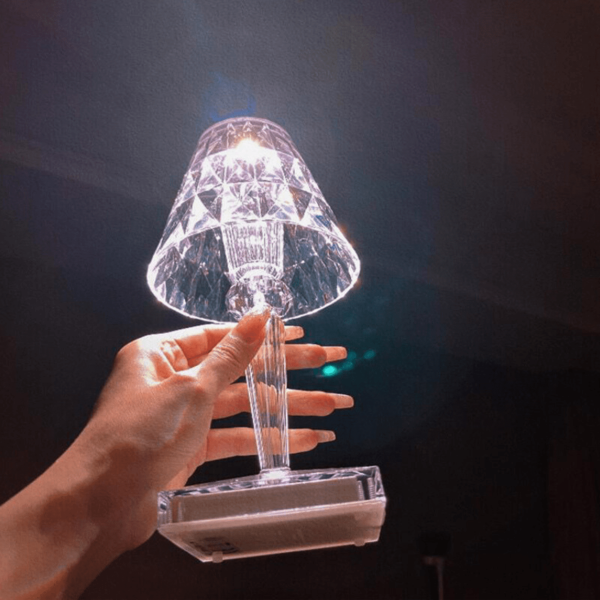 Lampe de Chevet Tactile en Cristal