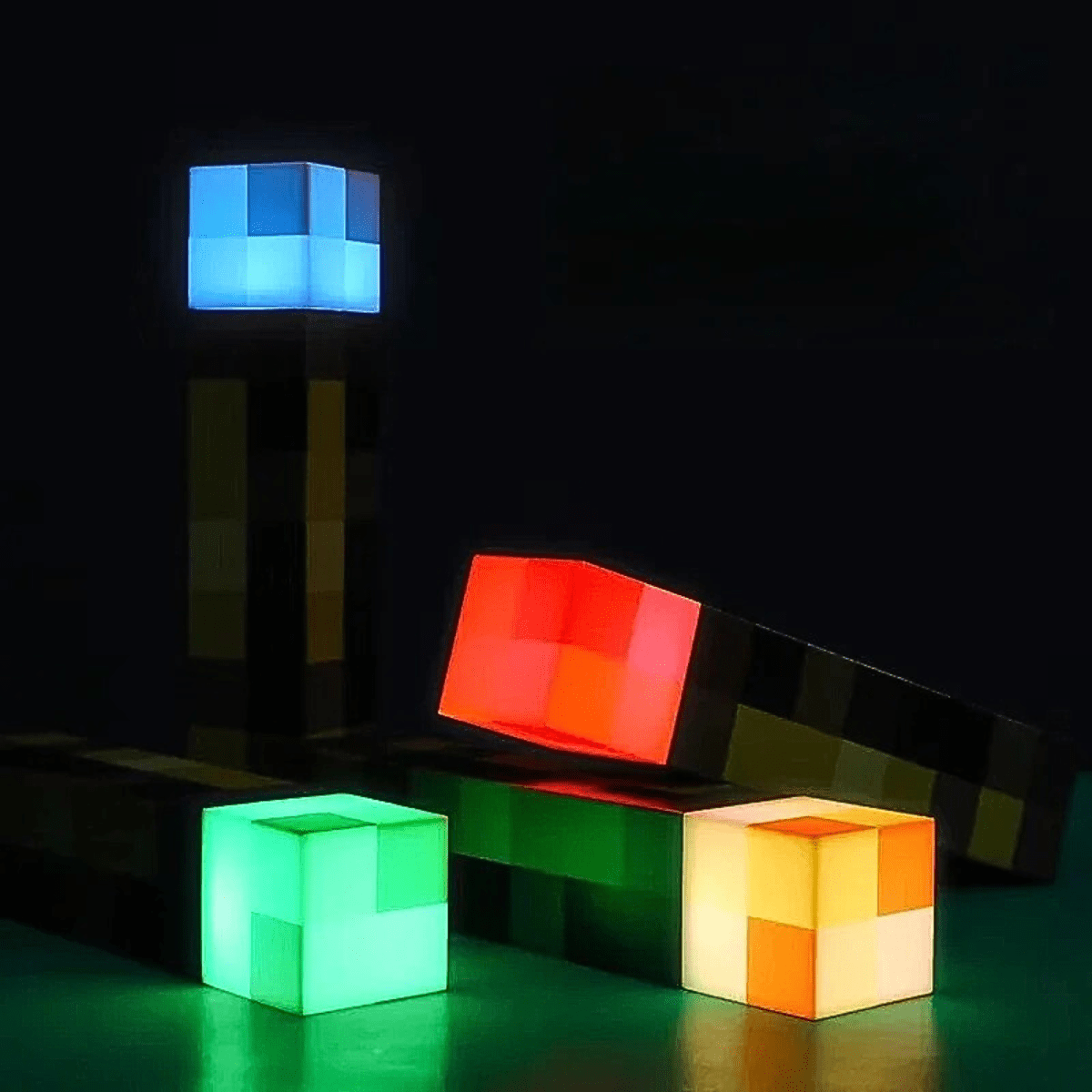 Lampe de Chevet Torche Minecraft