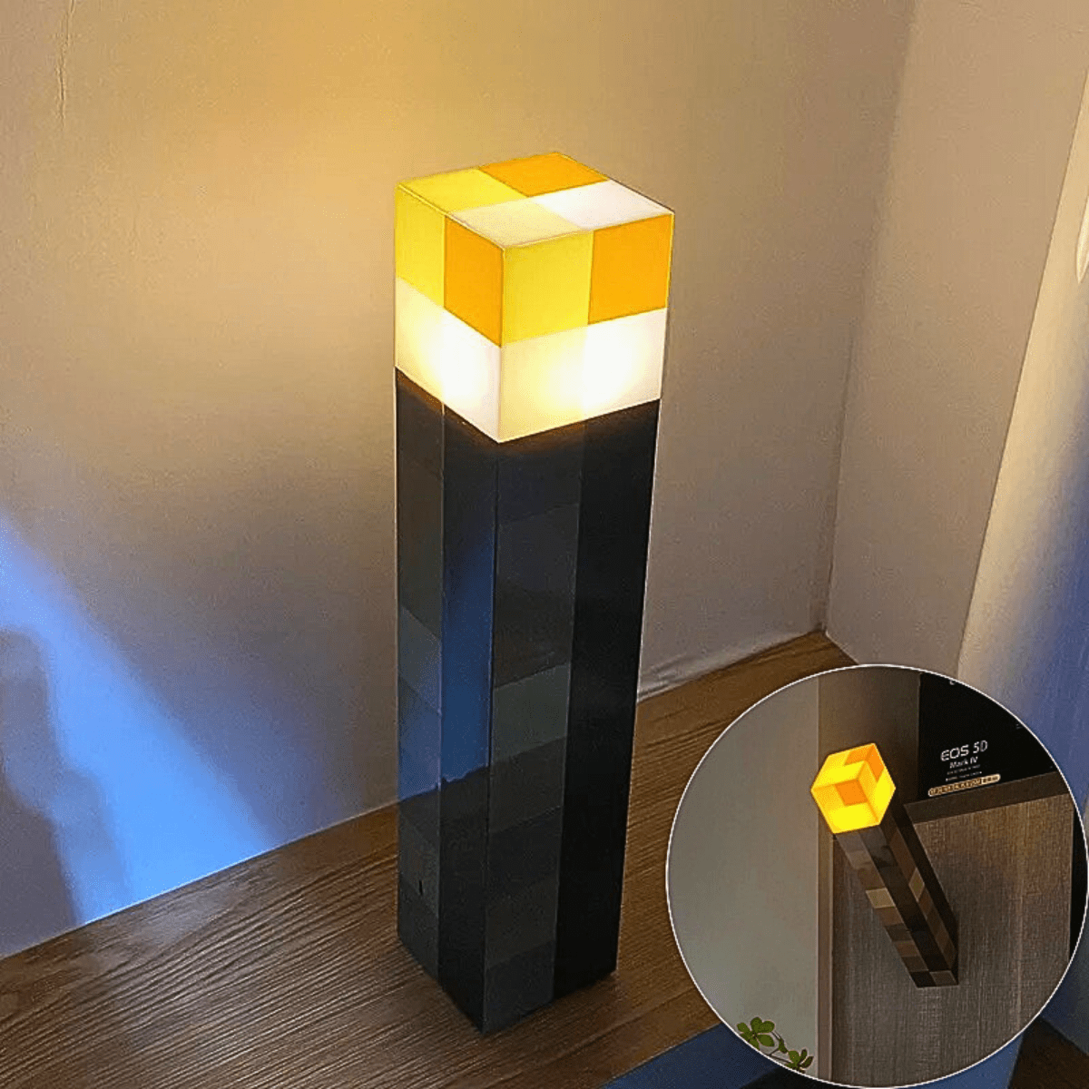 Lampe de Chevet Torche Minecraft